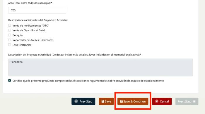 disposiciones reglamentarias de espacios de estacionamiento para solicitar permiso único en PR